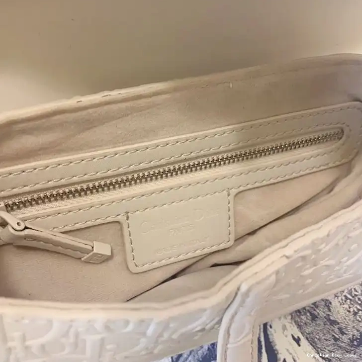 Cheap Calfskin Oblique White Embossed Bag Saddle Christian Ultramatte Dior 0530 Luxury